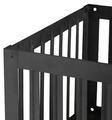 Eldstad 40 x 40 x 40 cm Svart Dangrill